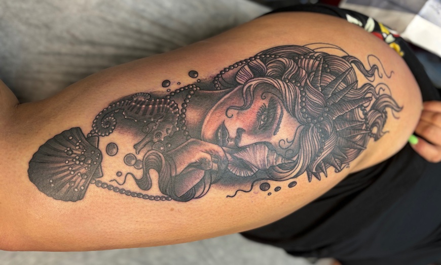 Image 6: Create Art on Your Skin with a Half/ Full Day Tattoo Session
