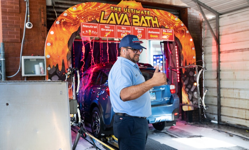 Image 2: One Works or Ultimate Car Wash Options with Ceramic Sealant