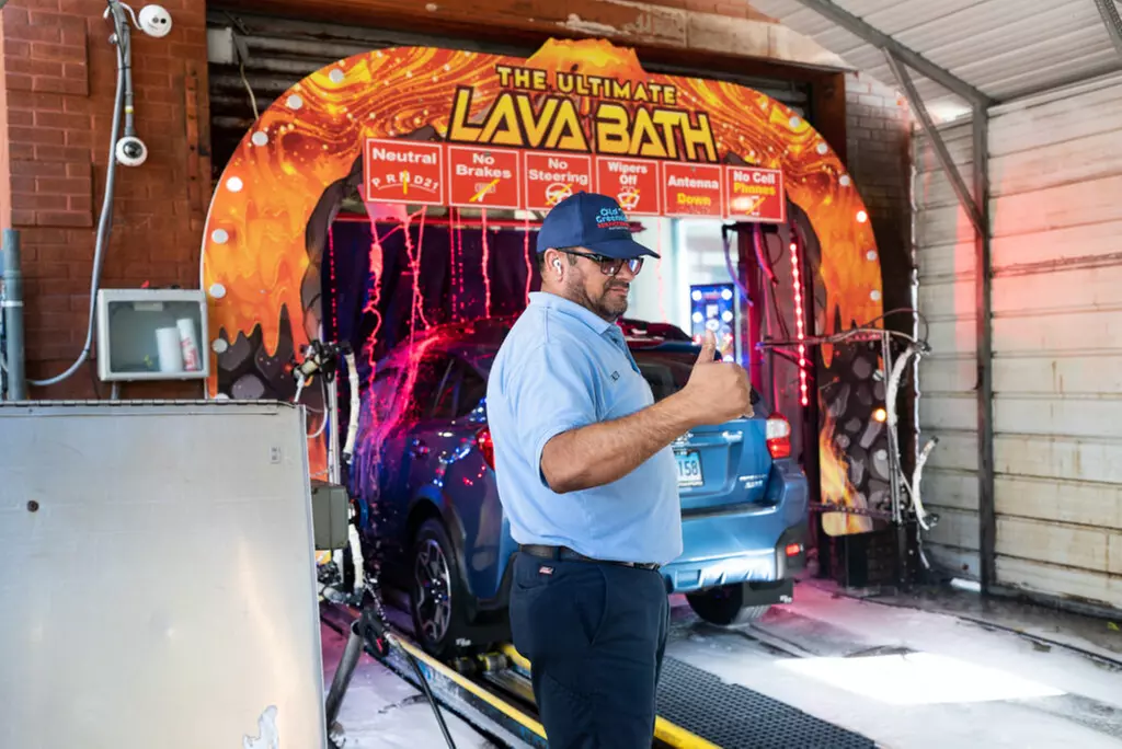 One Works or Ultimate Car Wash Options with Ceramic Sealant