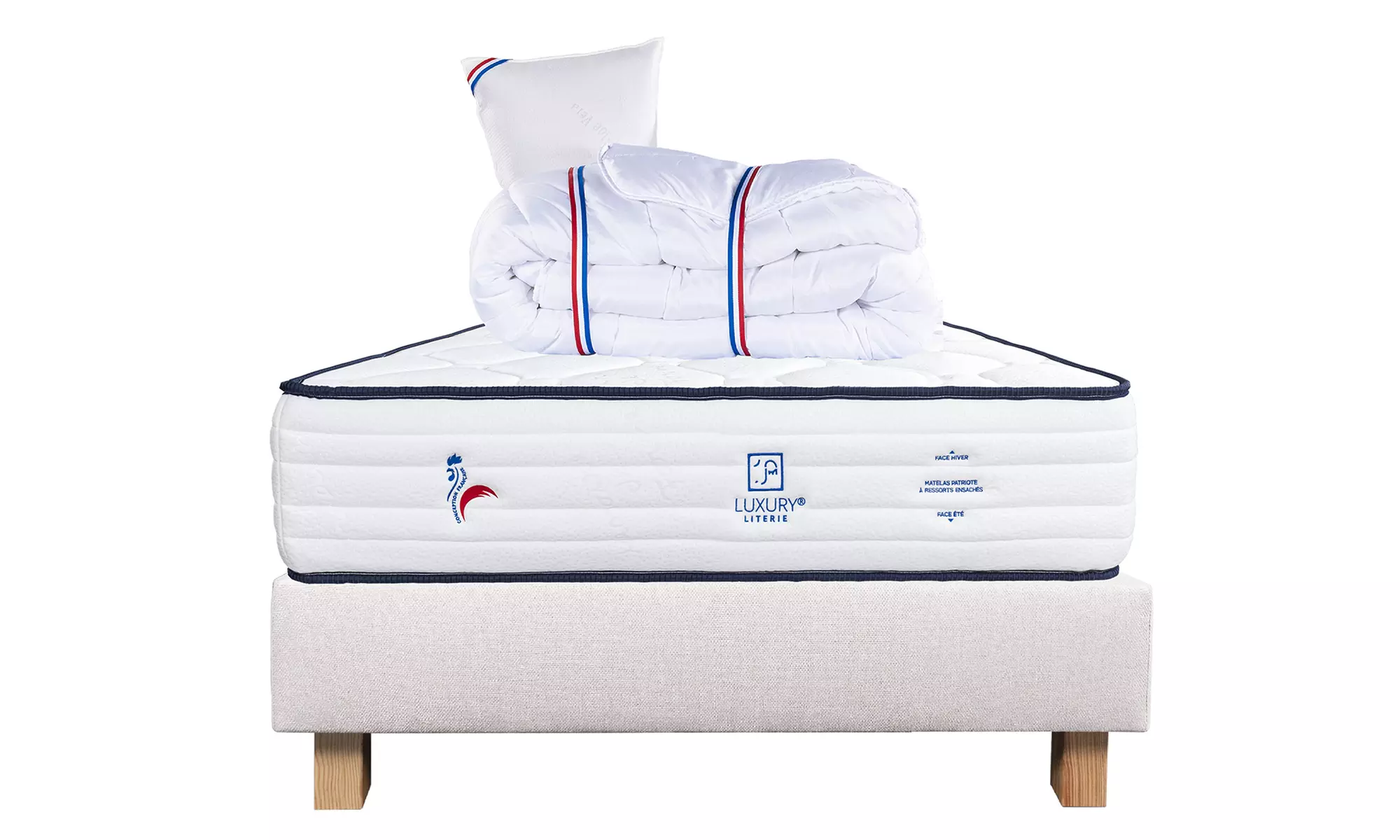 Matelas ''Patriote'' de Luxury Literie 27 cm, seul ou en pack