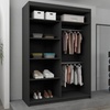Image 3: Nicole Sliding Wardrobe with Central Mirror