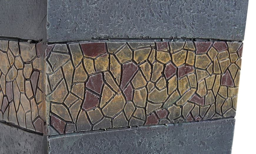 Image 8: Modern Design Glowing Sphere Fountain with Elevated Base in Two Styles