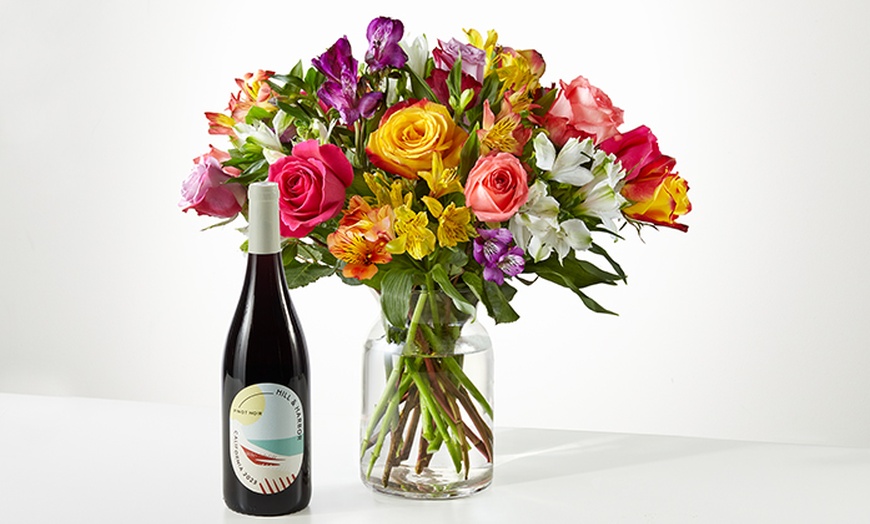 Image 3: FTD Next Day Valentine's Day Bouquets & Wine 15% Off 