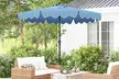 Costway 9 ft Patio Umbrella Two-Tier Market Table Umbrella Sun-Protective Canopy - Second Medium