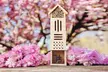 Hand Crafted Multicompartment Wooden Pollinating Houses for Bees & Butterflies - Second Medium
