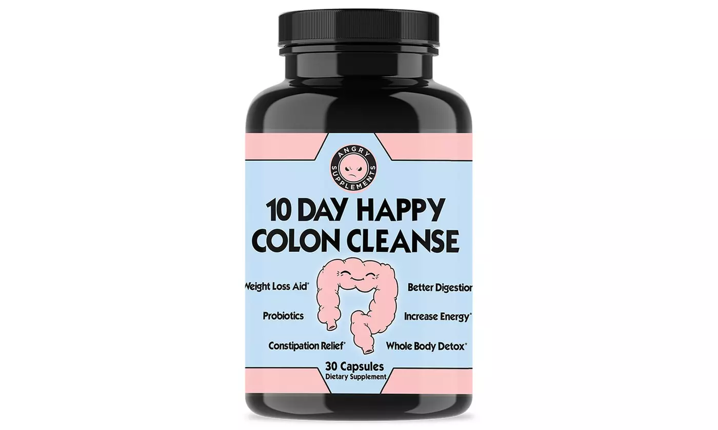 Apple Cider Detox, 10 Day Happy Colon Cleanse Weight Loss and Diet 4-Pack