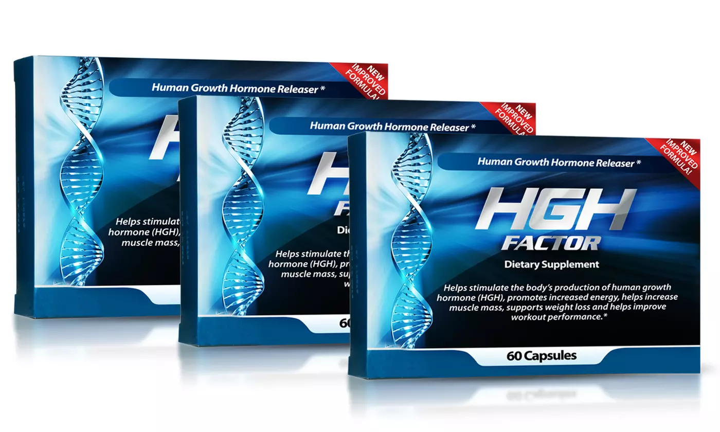HGH Factor Muscle-Building Dietary Supplement (60-, 120-, or 180-Ct.) - Primary Image