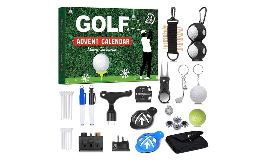 Image 1: Golf-Adventskalender mit 24 Türchen