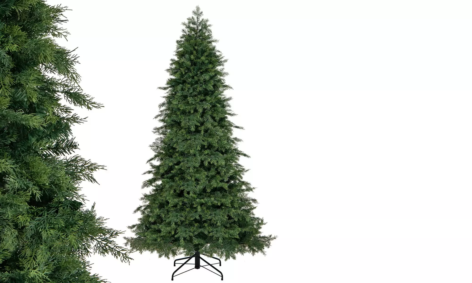 Costway 6/7.5 FT Artificial Xmas Tree with PE PVC Branch Tips & Metal Stand