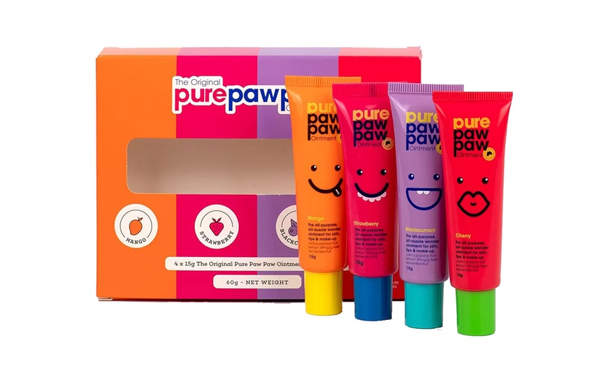 Image 1: Pack of Four Pure Paw Paw Ointment 