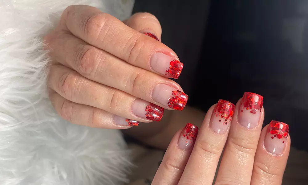 Style Up: Citrus/Rose Pedi Regular/Gel Polish or Gel Toes Solid Color