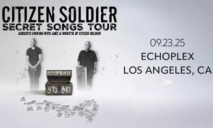 Citizen Soldier: Secret Songs Tour on September 23 at 6 p.m. - Primary Image