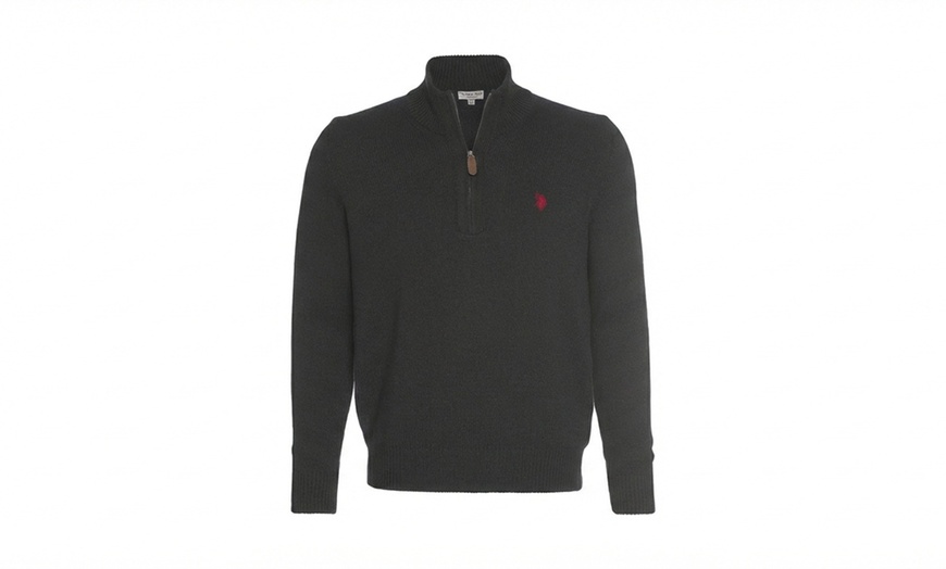 Image 6: Pull à col zippé de US Polo