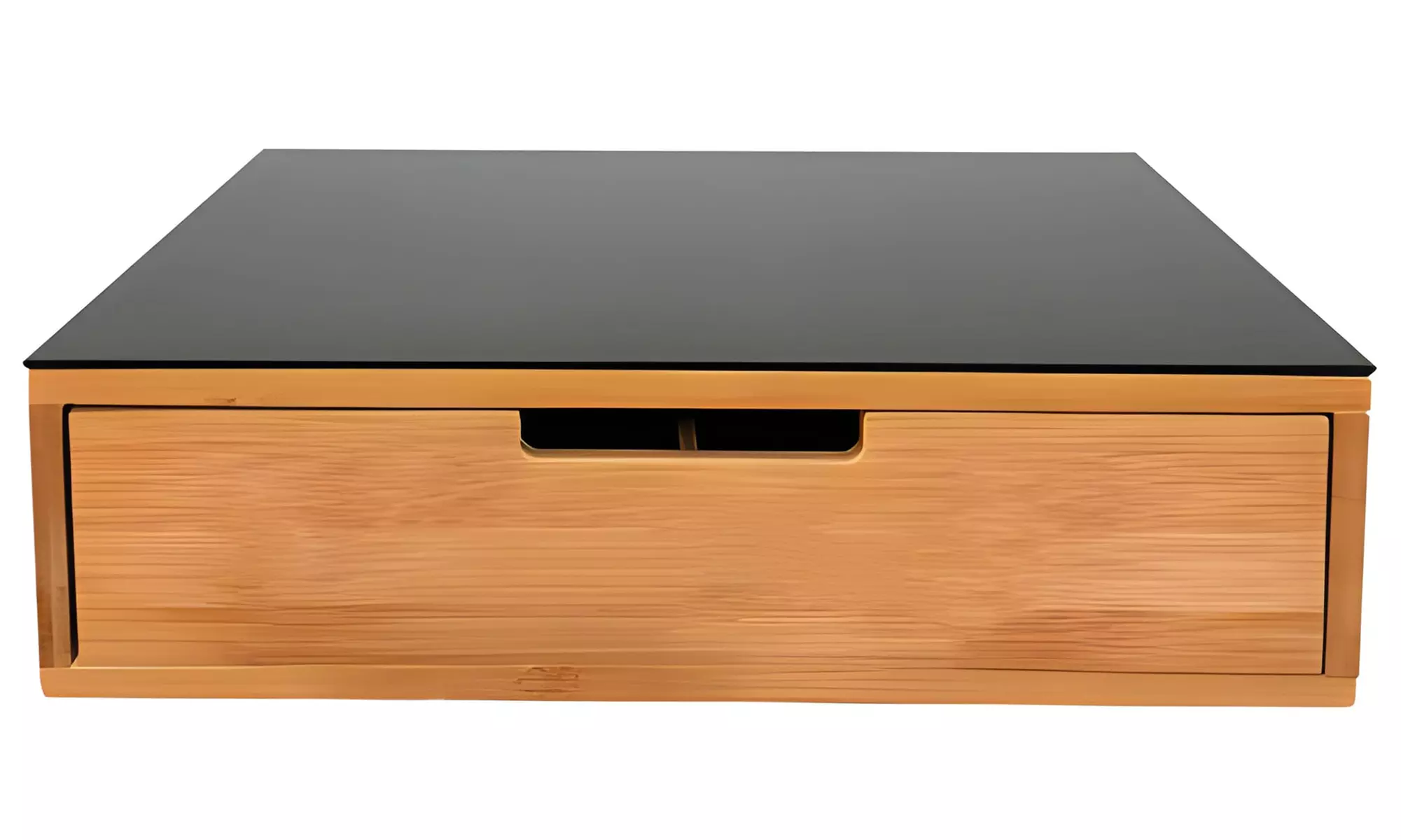 Kapsel-Organizer aus Bambus mit 4 Fächern