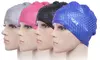 Flexible Adult Swimming Cap Waterproof Silicon Waterdrop Caps Hats
