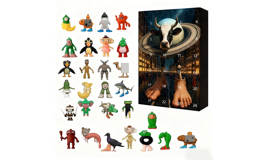 Image 4: 24-Piece Italian Brainrot Action Figures Advent Calendar