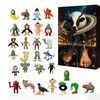 Image 4: 24-Piece Italian Brainrot Action Figures Advent Calendar