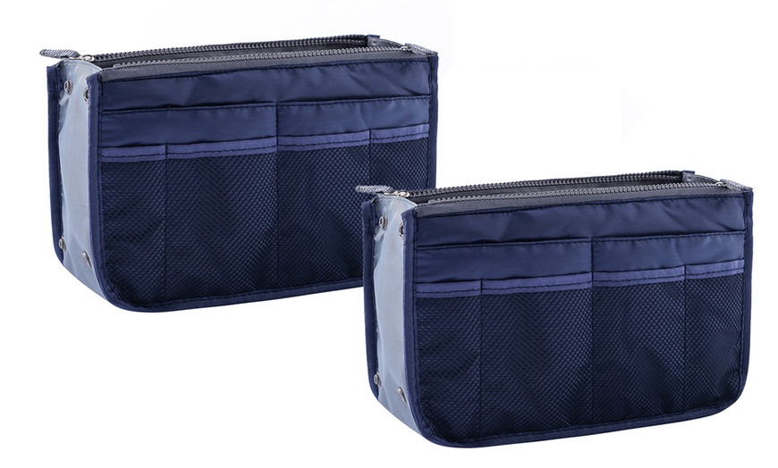 Image 19: 1 o 2 organizadores para bolso con múltiples compartimentos