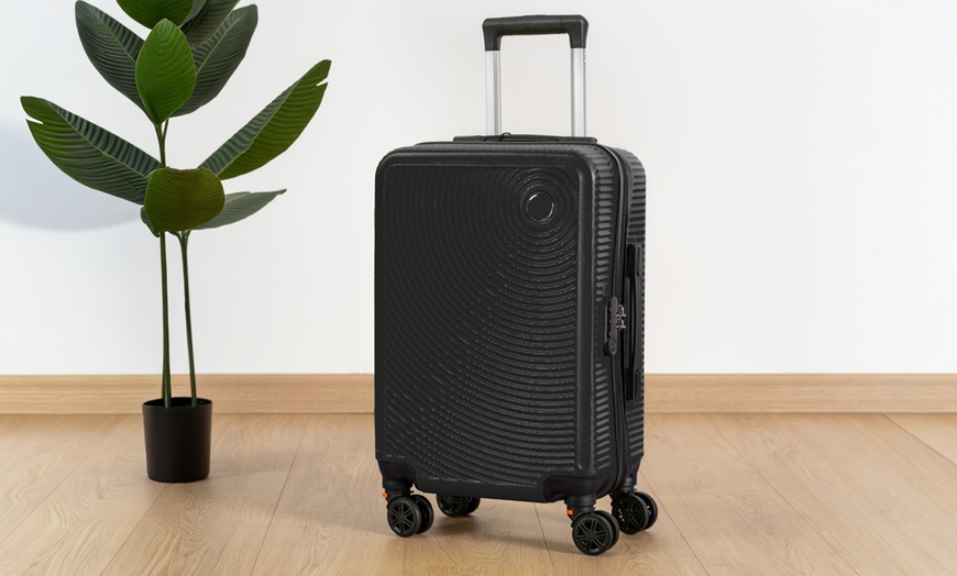 Image 34: ABS handbagage trolleykoffer in 10 kleuren