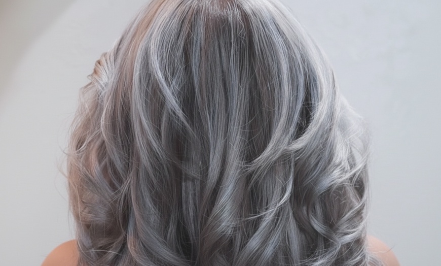 Image 3: Hair Cut & Wash w/ Optional Blow Dry, Color for Up to 14 Inches & More