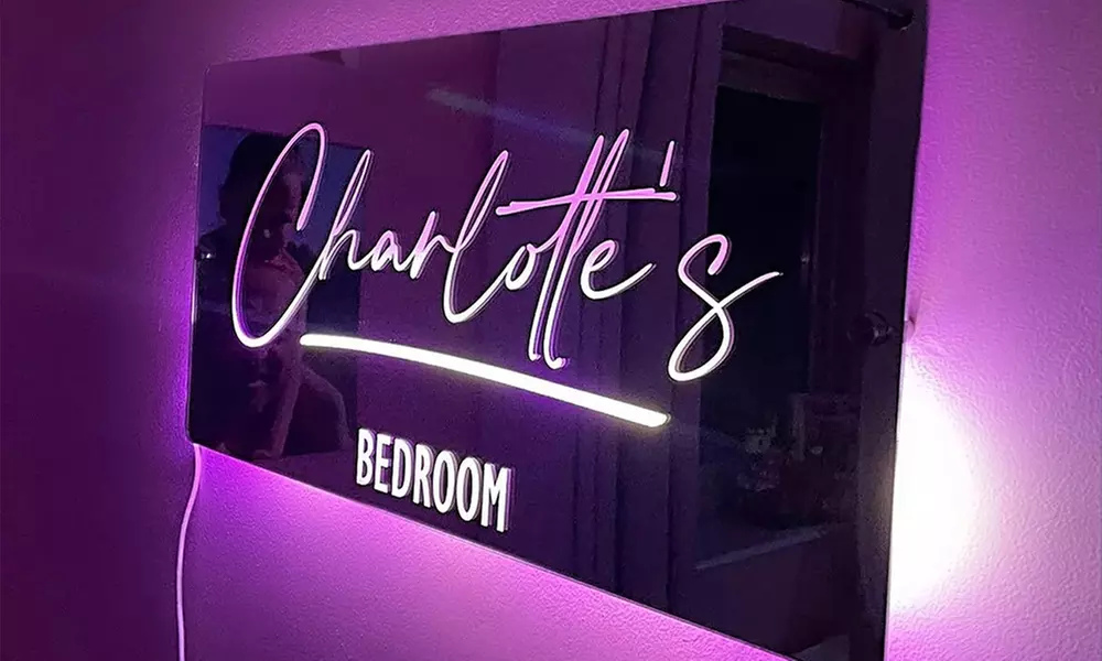 Personalized Mirror Sign