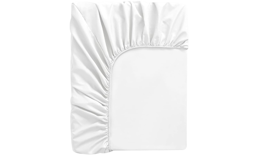 Image 8: Sábana bajera con esquinas