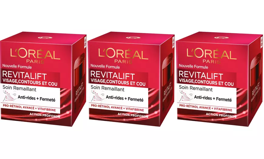 Image 2: 3 of 6 potjes Revitalift anti-aging dagcrème van L’Oréal Paris