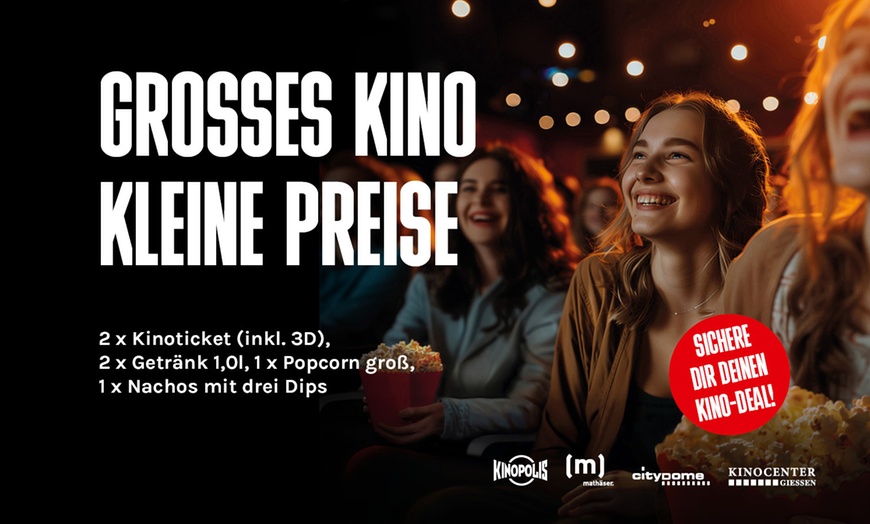 Image 1: 2 Kinotickets inkl. Popcorn, Nachos und Getränken