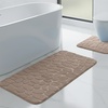 Image 1: Ensemble de 3 tapis de bain antidérapants en mousse à mémoire de forme
