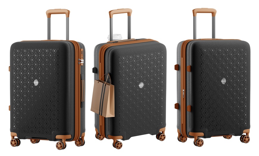Image 4: Valise Kono avec serrure TSA et porte-gobelet
