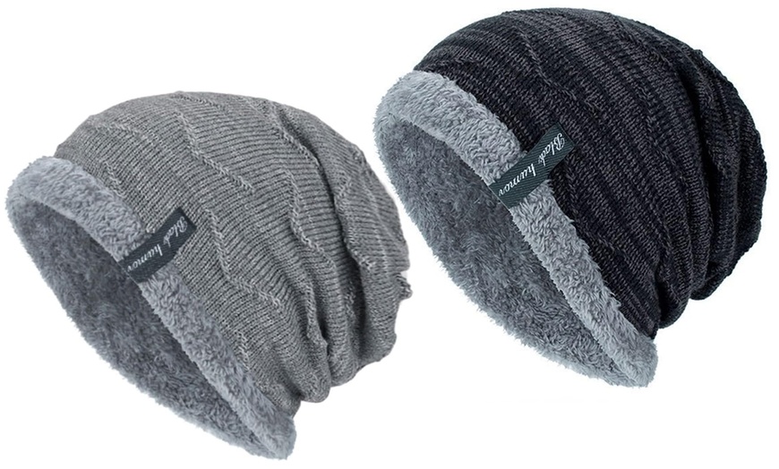 Image 11: 1x oder 2x Beanie-Mütze