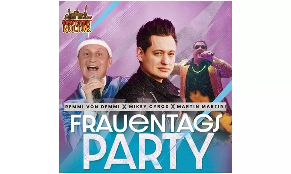Ticket für die Schlagerparty zum Frauentag am 08.03.25 in Baruth/Mark (29% sparen) - Primary Image