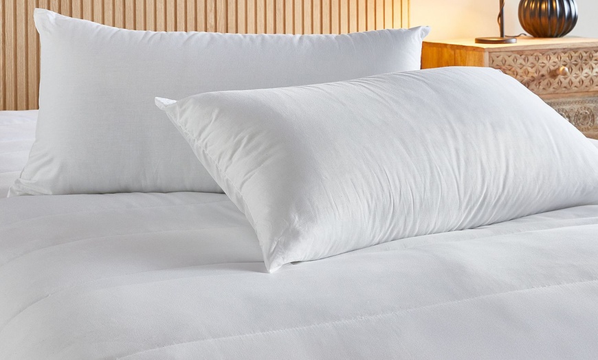 Image 1: PIKOLIN Pack de dos almohadas de fibra antialérgica 