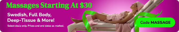 Massages starting at $30