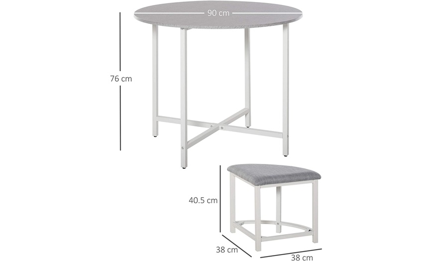 Image 6: HomCom Dining Table Variety