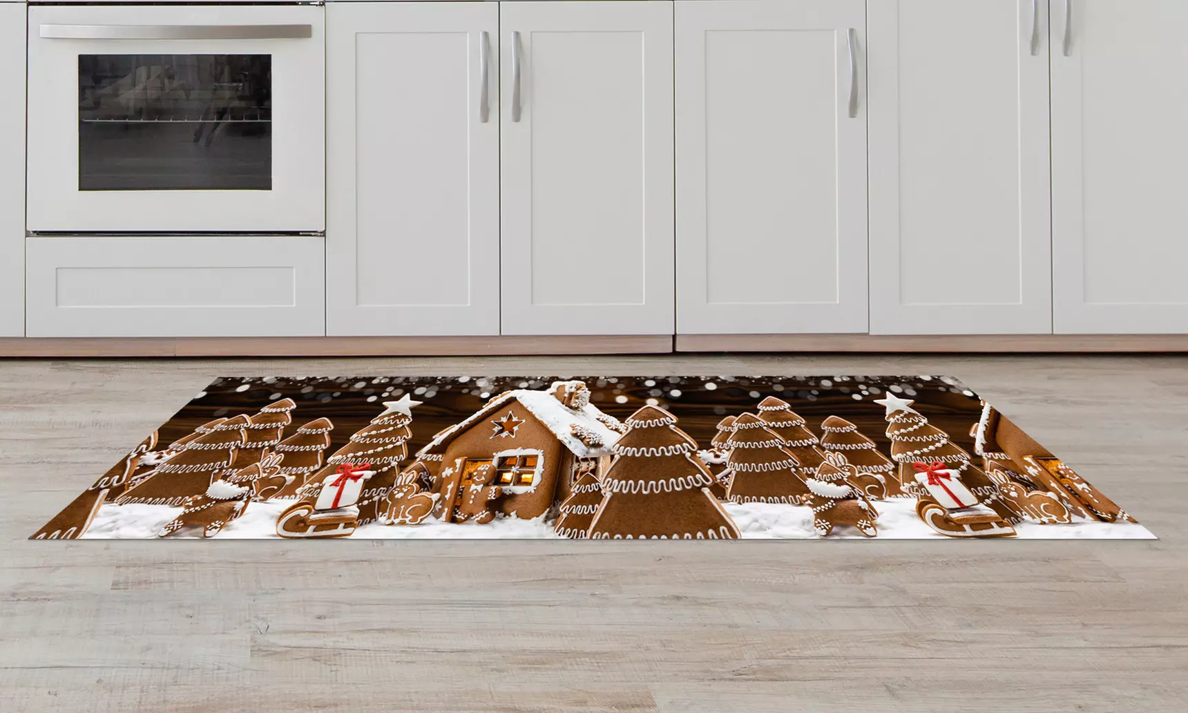 Küchen- oder Flur-Läufer in weihnachtlichem Design