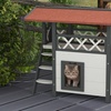 Image 1: PawHut Outdoor Cat Shelter
