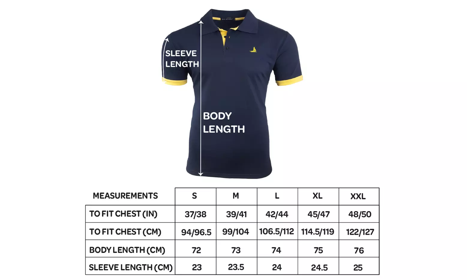 2er-Pack Blu Apparel Herren-Poloshirts