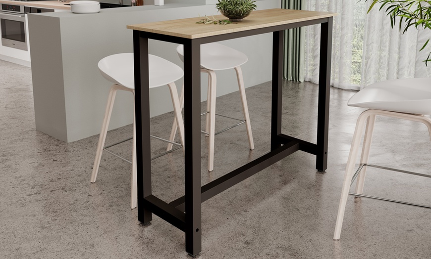 Image 3: Tavolo alto stile bar