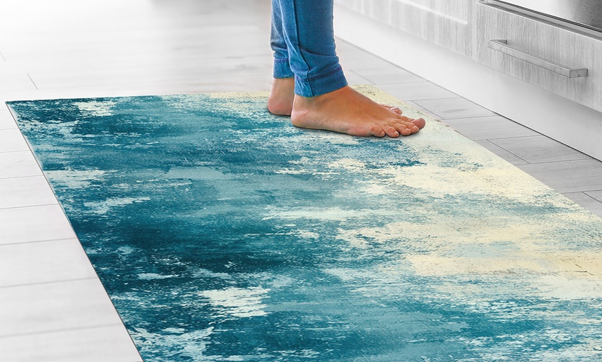 Image 23: Italian PVC Kitchen Runner