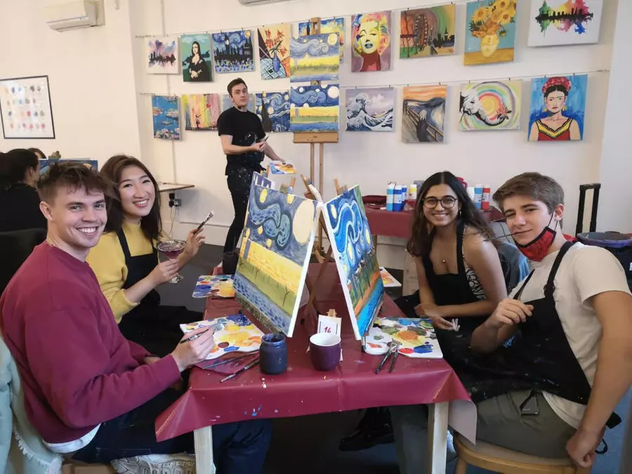 Join Two-Hour Painting Party for One, Two, Four, or Six People