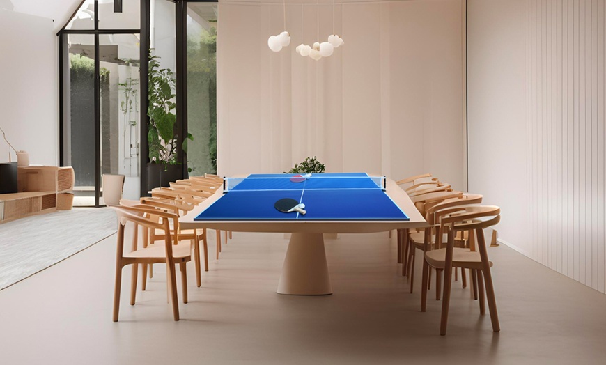 Image 1: Tavolo da ping-pong pieghevole a 3 pannelli