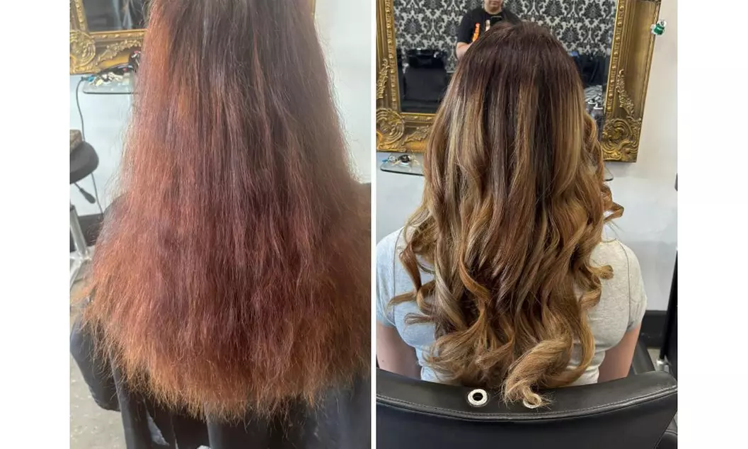 Freshen Up With Half Head Foils, Regrowth Wash, Cut, & Blow dry