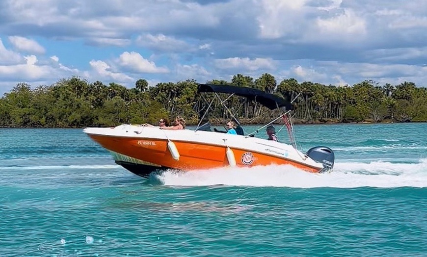 Image 8: Naples Extreme Family Fun – Deck & Pontoon Boat Adventures
