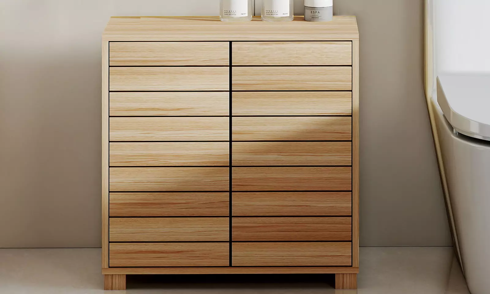 Levede Modern Bathroom Storage and Organisation Cabinets