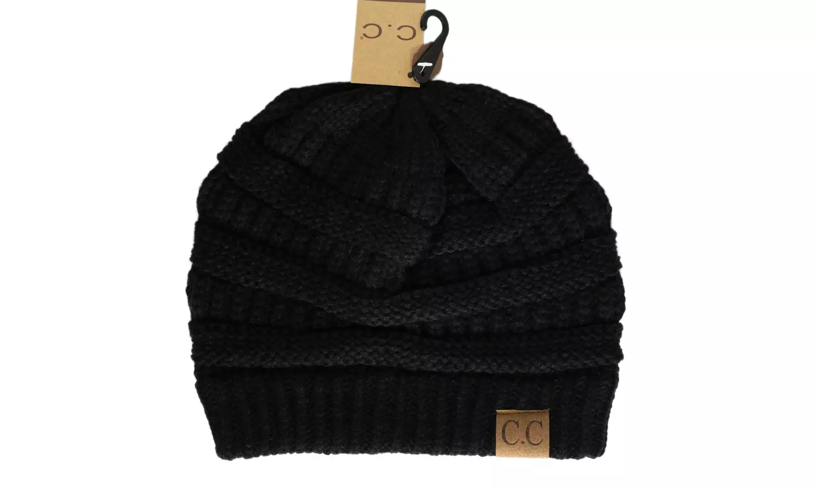 Cheveux Corp. Women's Solid Classic CC Beanie