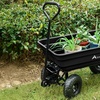 Image 2: Alivio Garden Cart 75L Heavy Duty Wheelbarrow Trolley