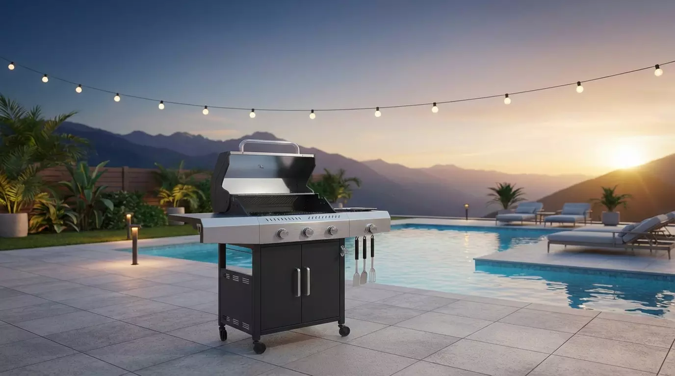 Barbecue a gas professionale da 13 kW