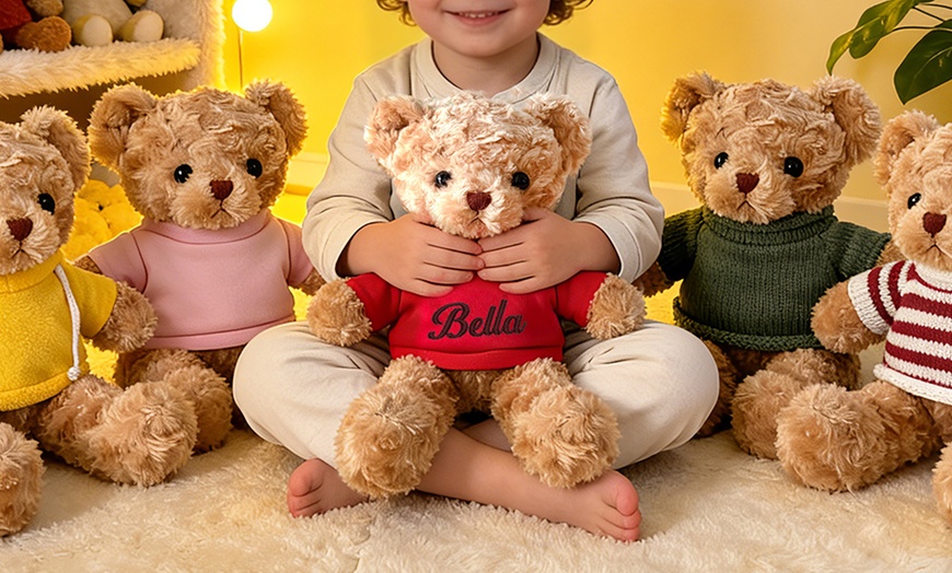 Image 2: Give a Gift They'll Cherish Forever: Custom Name Stuffed Animals