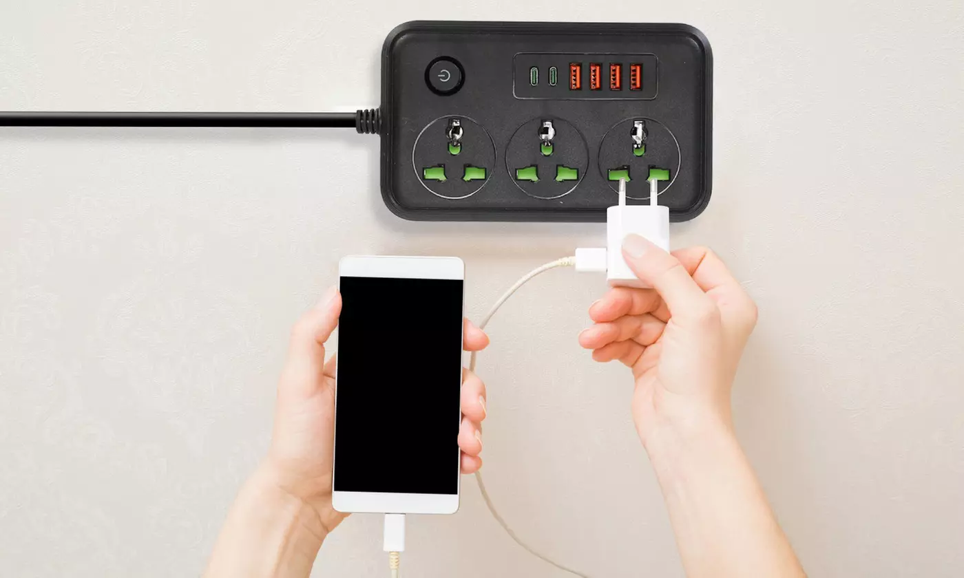 iMounTEK 2500W Power Strip with AC Outlets and USB A/C Ports (Multi-Options)